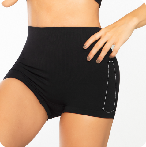 Sin costuras, no se marca, ni talla en la piel.